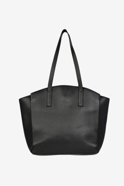 Cartera grande de cuero